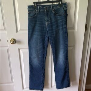 American Eagle Outfitters Blue Straight Jeans Medium Wash